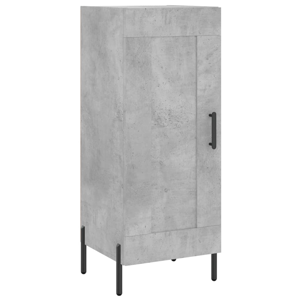 vidaXL Sideboard Concrete Grey 34.5x34x90 cm Engineered Wood 2