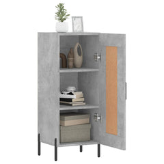 vidaXL Sideboard Concrete Grey 34.5x34x90 cm Engineered Wood 4