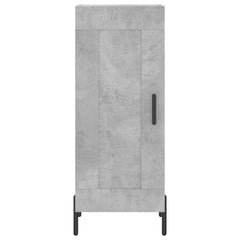vidaXL Sideboard Concrete Grey 34.5x34x90 cm Engineered Wood 5