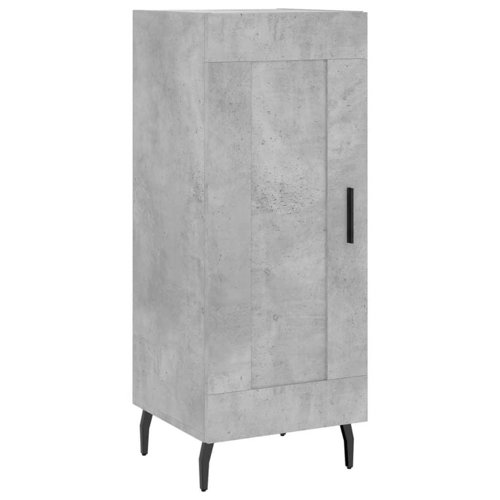 vidaXL Sideboard Concrete Grey 34.5x34x90 cm Engineered Wood 2