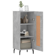 vidaXL Sideboard Concrete Grey 34.5x34x90 cm Engineered Wood 4