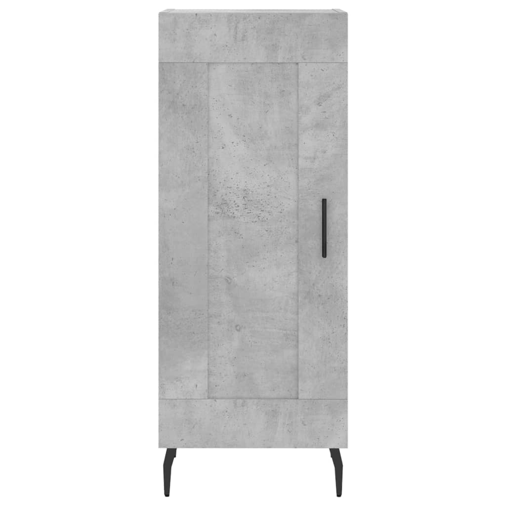 vidaXL Sideboard Concrete Grey 34.5x34x90 cm Engineered Wood 5