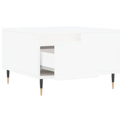 vidaXL Coffee Table White 55x55x36.5 cm Engineered Wood 6