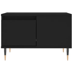 vidaXL Coffee Table Black 55x55x36.5 cm Engineered Wood 5