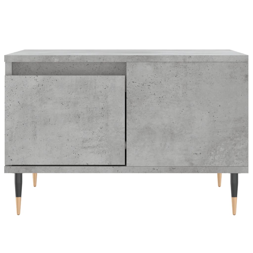 vidaXL Coffee Table Concrete Grey 55x55x36.5 cm Engineered Wood 5