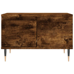 vidaXL Coffee Table Smoked Oak 55x55x36.5 cm Engineered Wood 5
