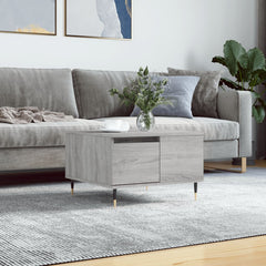 vidaXL Coffee Table Grey Sonoma 55x55x36.5 cm Engineered Wood 1