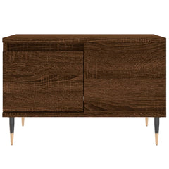 vidaXL Coffee Table Brown Oak 55x55x36.5 cm Engineered Wood 5