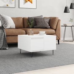 vidaXL Coffee Table White 55x55x36.5 cm Engineered Wood 1