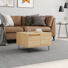 vidaXL Coffee Table Sonoma Oak 55x55x36.5 cm Engineered Wood 1