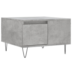 vidaXL Coffee Table Concrete Grey 55x55x36.5 cm Engineered Wood 2