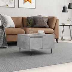 vidaXL Coffee Table Concrete Grey 55x55x36.5 cm Engineered Wood 1