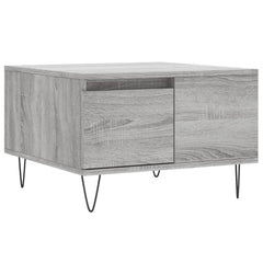 vidaXL Coffee Table Grey Sonoma 55x55x36.5 cm Engineered Wood 2