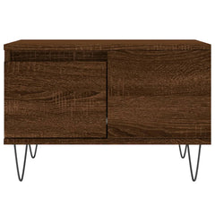 vidaXL Coffee Table Brown Oak 55x55x36.5 cm Engineered Wood 5