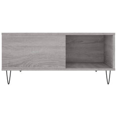 vidaXL Coffee Table Grey Sonoma 80x80x36.5 cm Engineered Wood 5