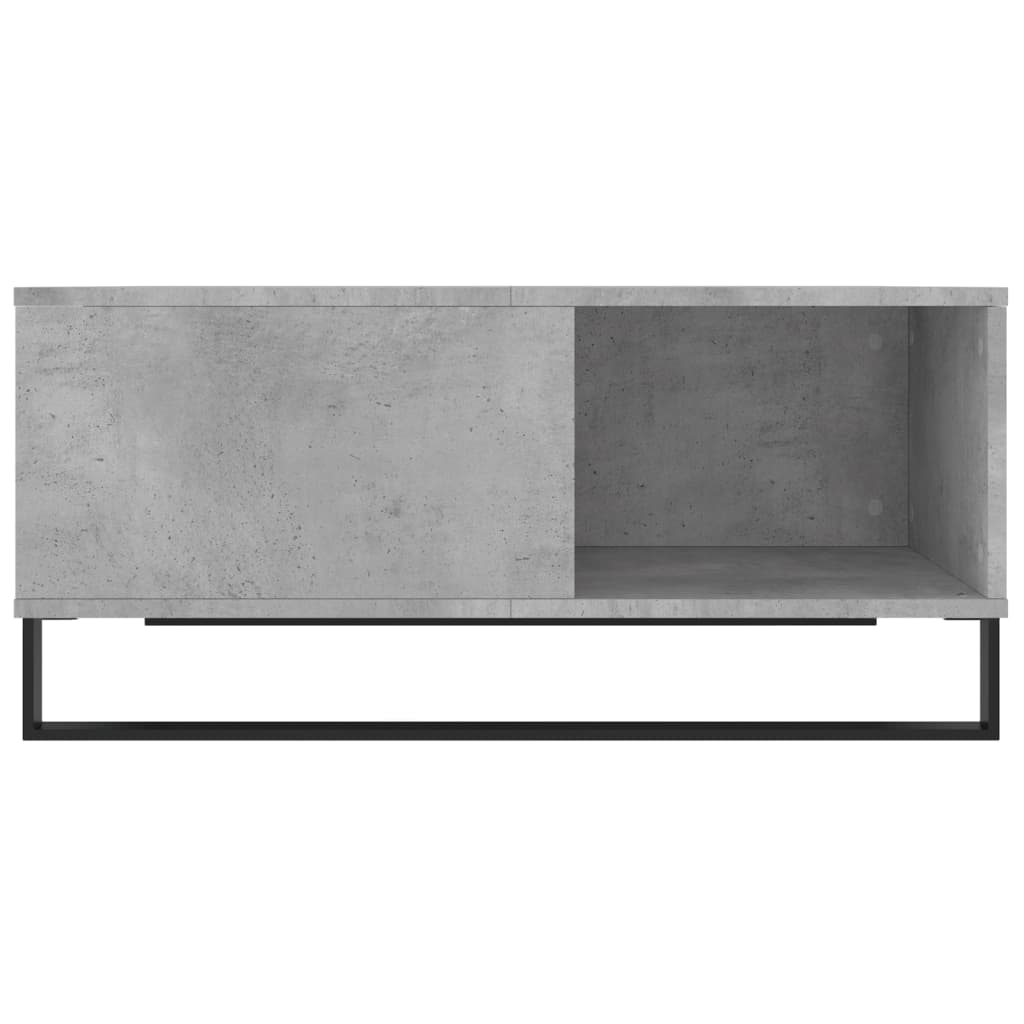 vidaXL Coffee Table Concrete Grey 80x80x36.5 cm Engineered Wood 5