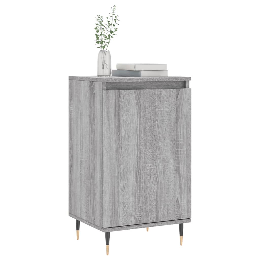 vidaXL Sideboards 2 pcs Grey Sonoma 40x35x70 cm Engineered Wood 3