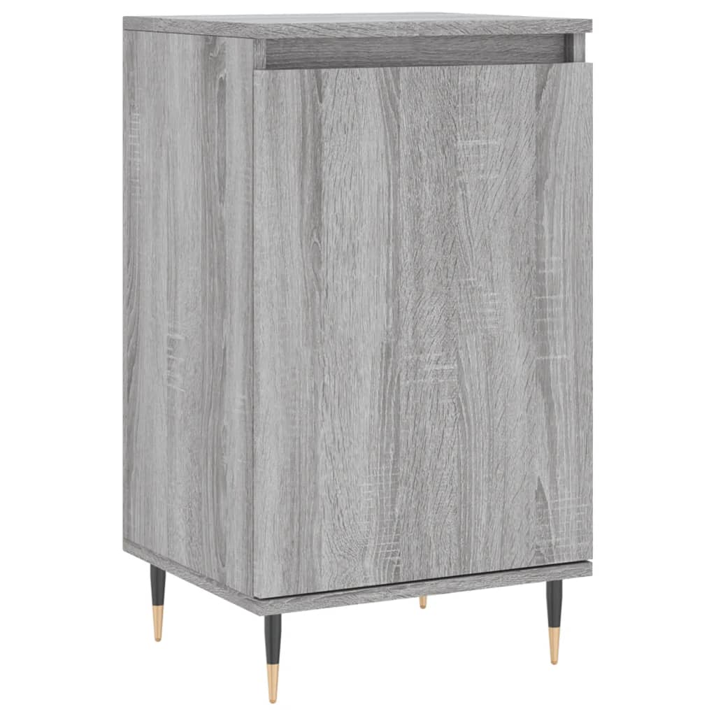 vidaXL Sideboards 2 pcs Grey Sonoma 40x35x70 cm Engineered Wood 5