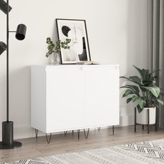 vidaXL Sideboards 2 pcs White 40x35x70 cm Engineered Wood 1
