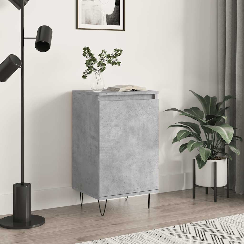 vidaXL Sideboard Concrete Grey 40x35x70 cm Engineered Wood 1