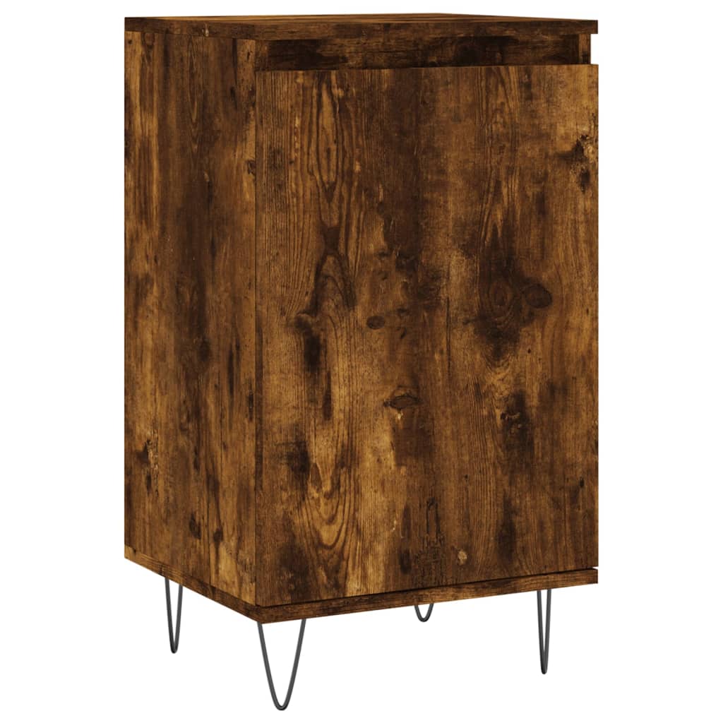 vidaXL Sideboard Smoked Oak 40x35x70 cm Engineered Wood 2