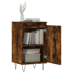 vidaXL Sideboard Smoked Oak 40x35x70 cm Engineered Wood 4