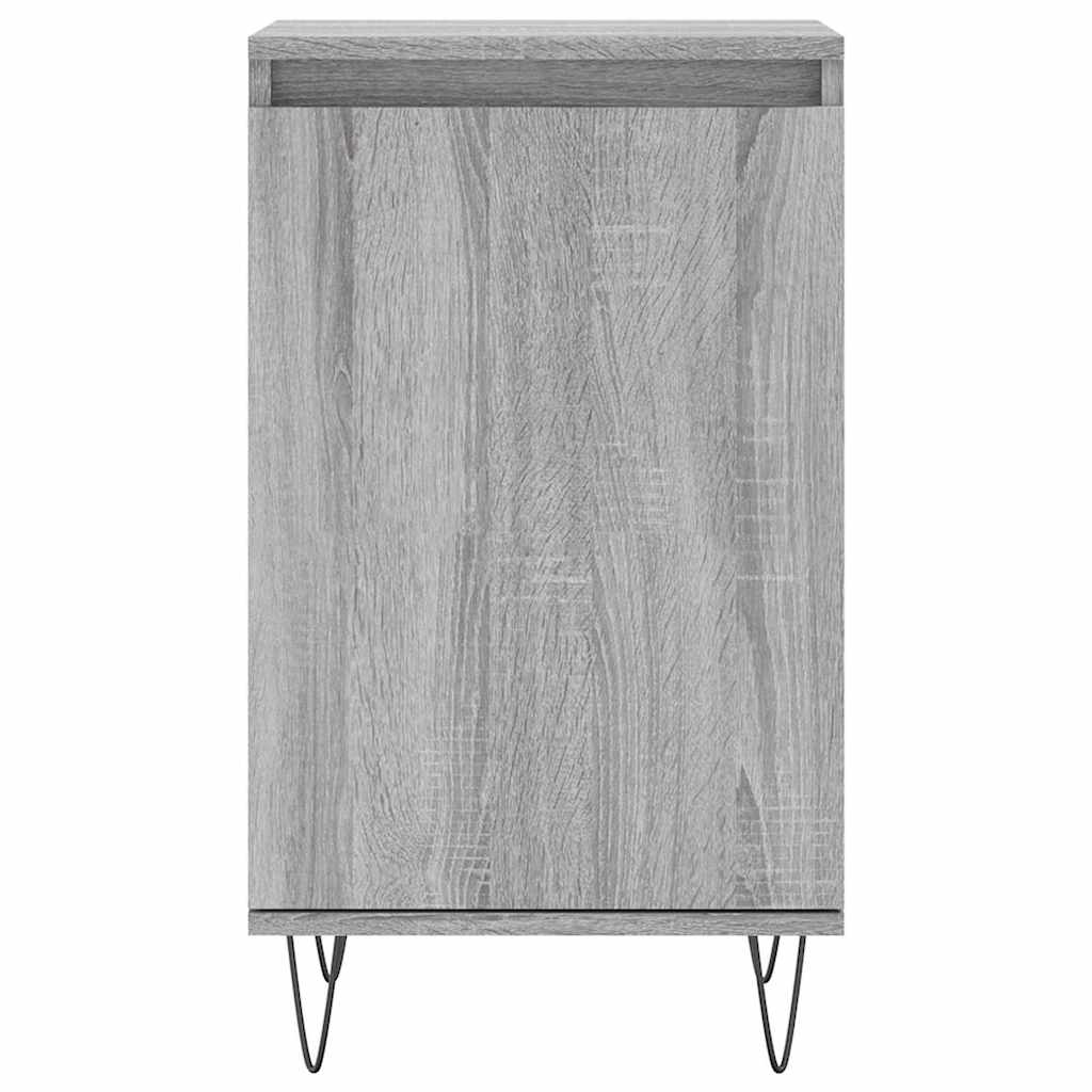 vidaXL Sideboard Grey Sonoma 40x35x70 cm Engineered Wood 3
