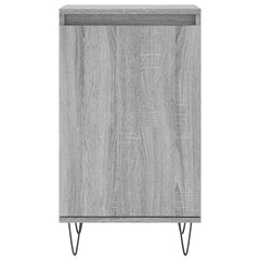 vidaXL Sideboards 2 pcs Grey Sonoma 40x35x70 cm Engineered Wood 6