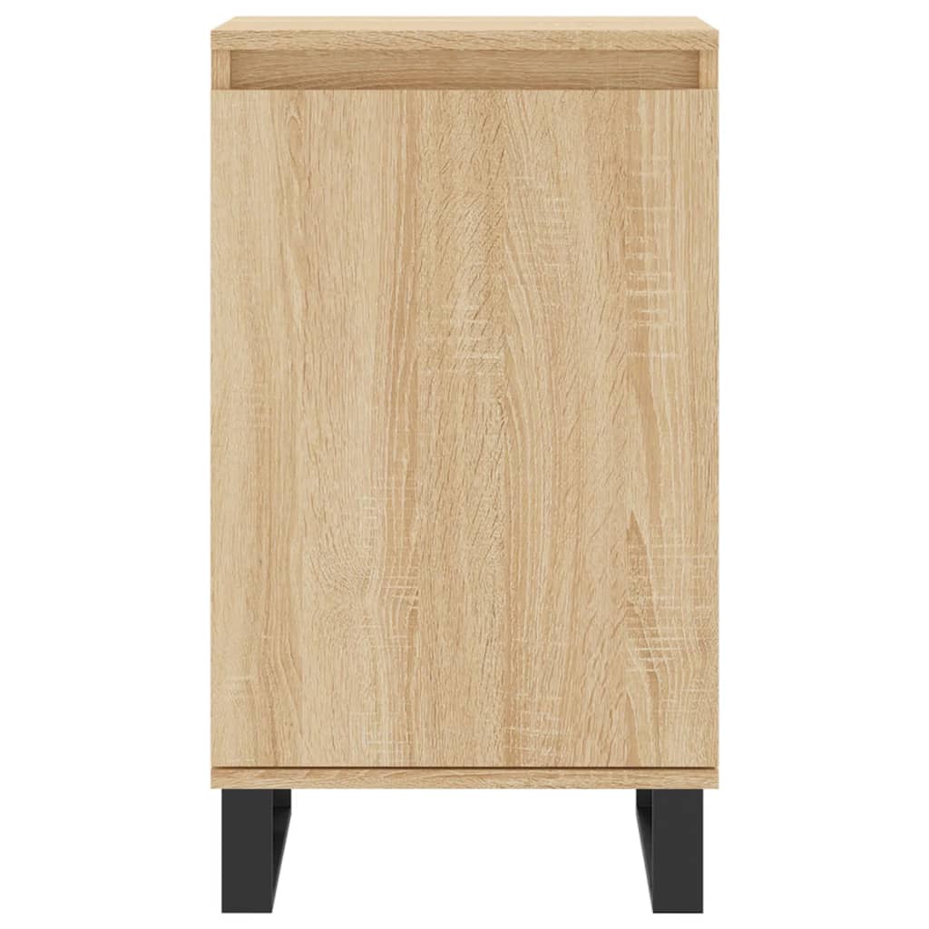 vidaXL Sideboard Sonoma Oak 40x35x70 cm Engineered Wood 3