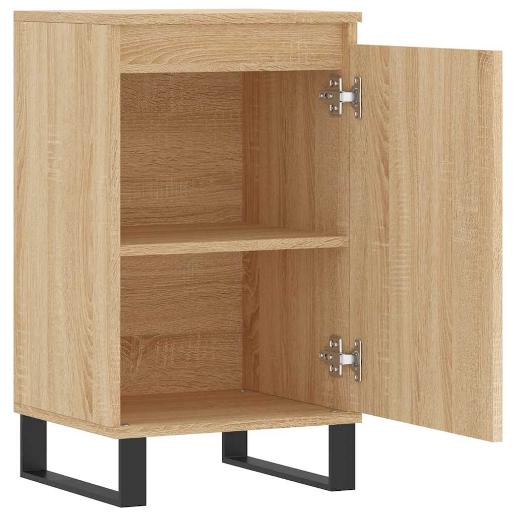 vidaXL Sideboard Sonoma Oak 40x35x70 cm Engineered Wood 4