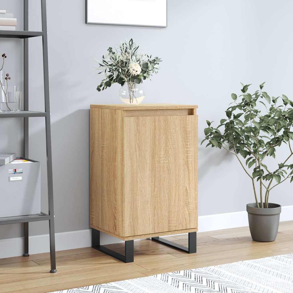 vidaXL Sideboard Sonoma Oak 40x35x70 cm Engineered Wood 1