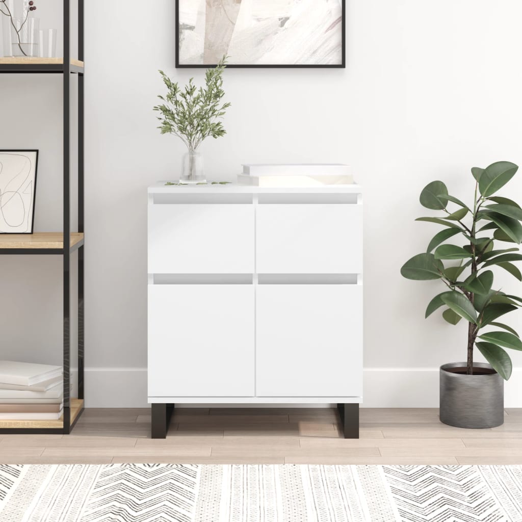 vidaXL Sideboard White 60x35x70 cm Engineered Wood 1