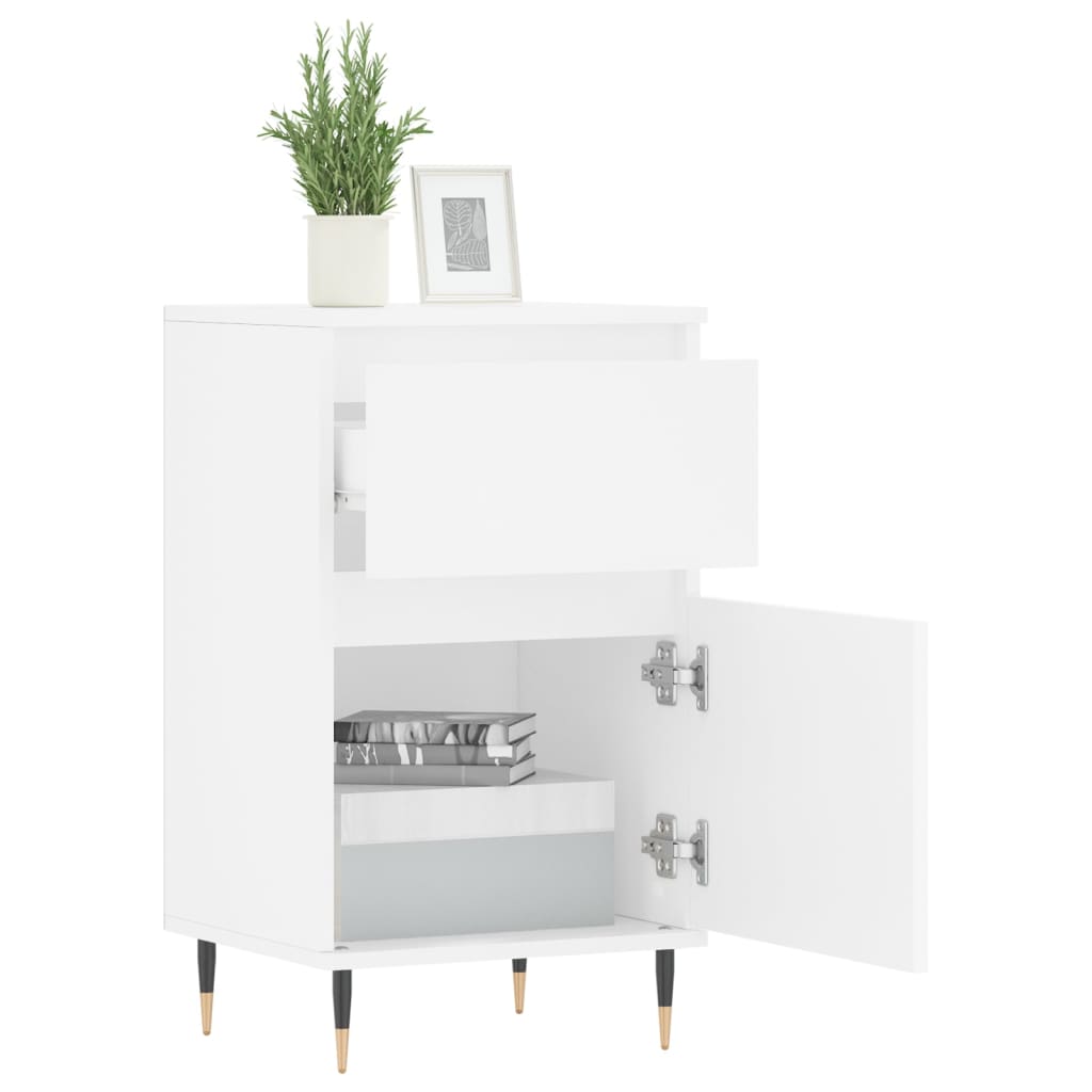 vidaXL Sideboard White 40x35x70 cm Engineered Wood 4