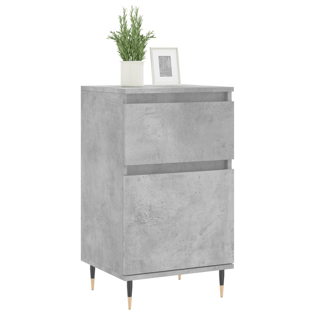 vidaXL Sideboard Concrete Grey 40x35x70 cm Engineered Wood 3