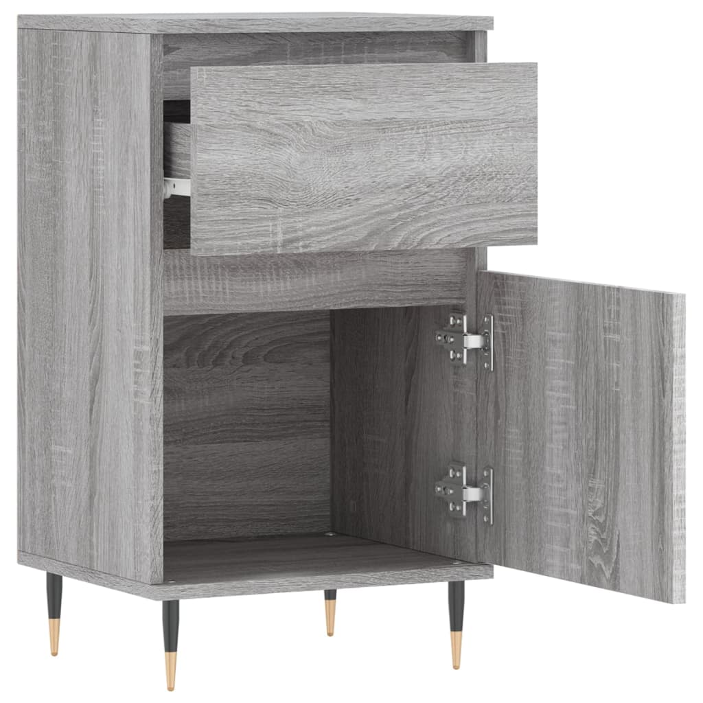 vidaXL Sideboard Grey Sonoma 40x35x70 cm Engineered Wood 4