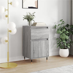 vidaXL Sideboard Grey Sonoma 40x35x70 cm Engineered Wood 1