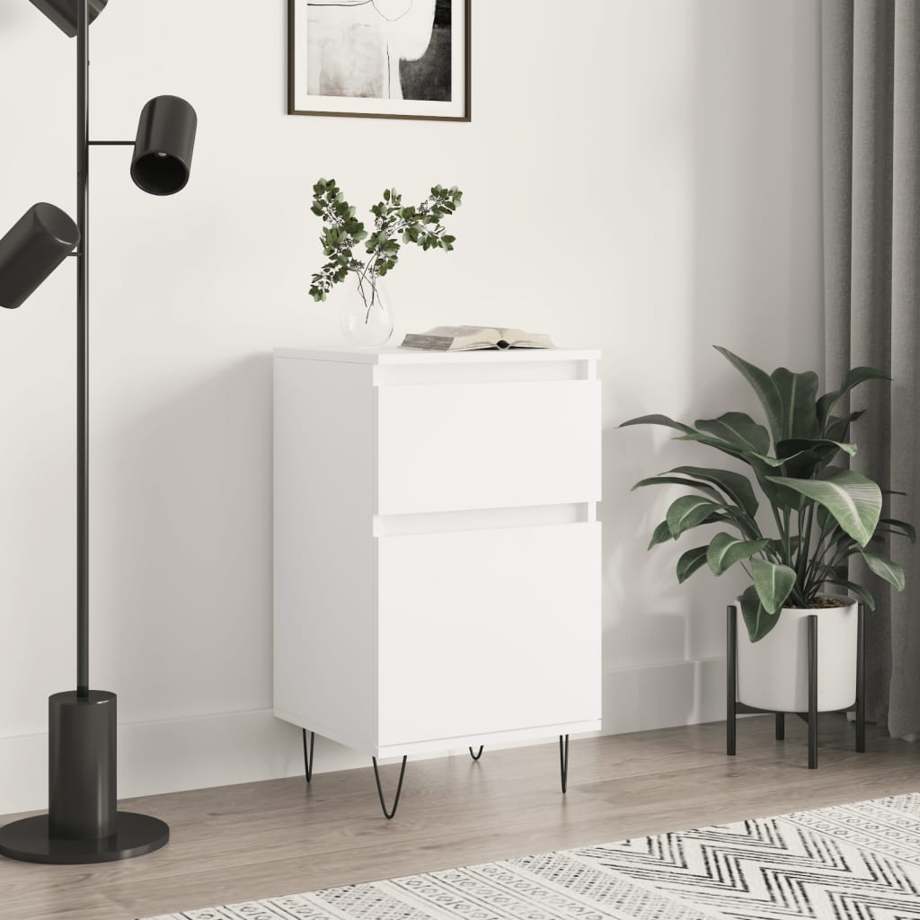vidaXL Sideboard White 40x35x70 cm Engineered Wood 1