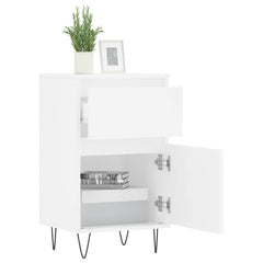 vidaXL Sideboards 2 pcs White 40x35x70 cm Engineered Wood 4