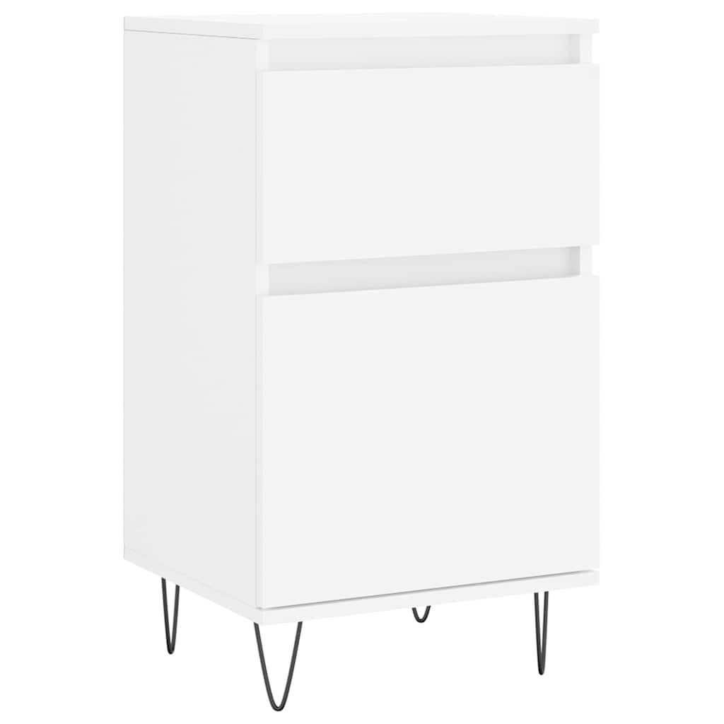 vidaXL Sideboards 2 pcs White 40x35x70 cm Engineered Wood 5