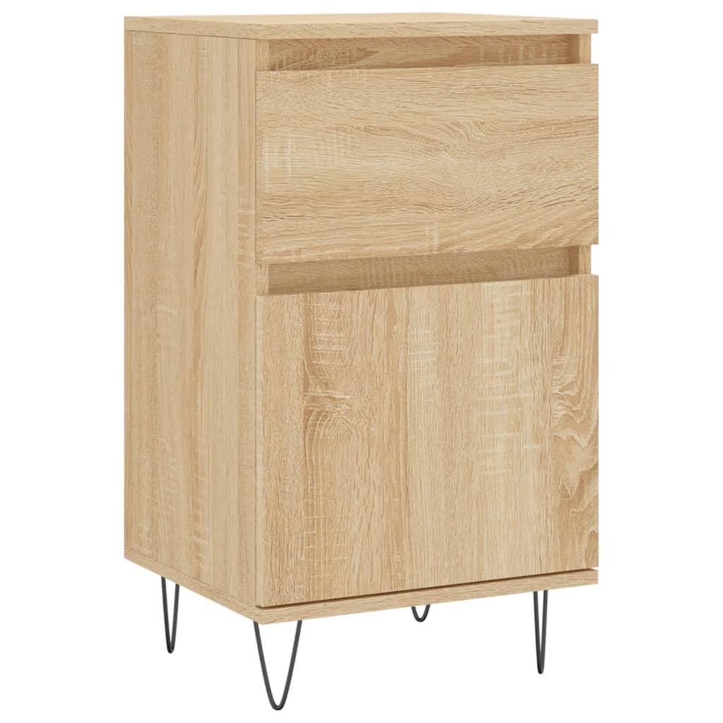 vidaXL Sideboard Sonoma Oak 40x35x70 cm Engineered Wood 2