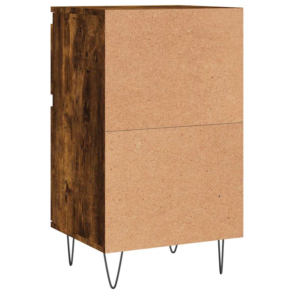 vidaXL Sideboard Smoked Oak 40x35x70 cm Engineered Wood 5