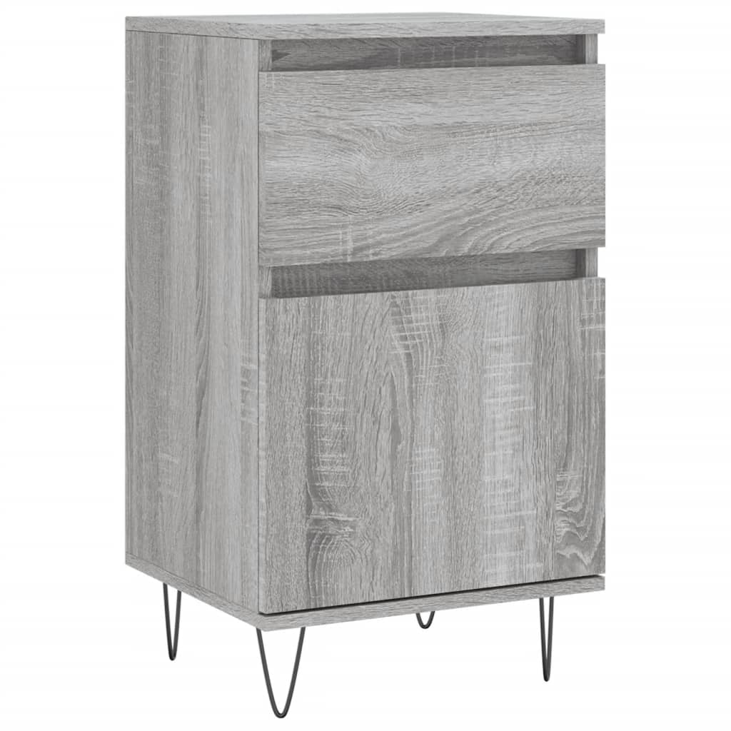 vidaXL Sideboard Grey Sonoma 40x35x70 cm Engineered Wood 2