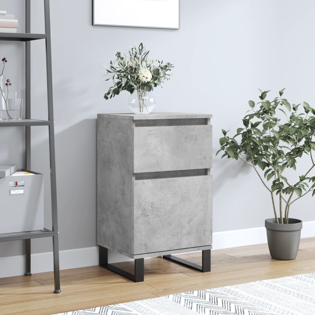 vidaXL Sideboard Concrete Grey 40x35x70 cm Engineered Wood 1