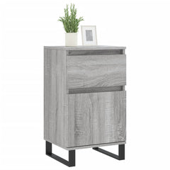 vidaXL Sideboards 2 pcs Grey Sonoma 40x35x70 cm Engineered Wood 3