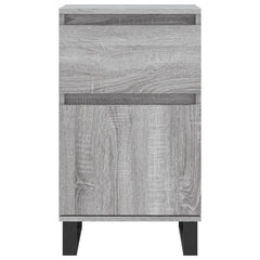 vidaXL Sideboards 2 pcs Grey Sonoma 40x35x70 cm Engineered Wood 6
