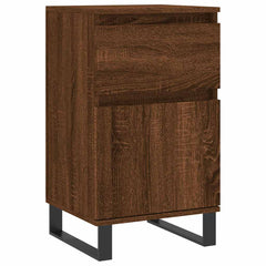 vidaXL Sideboards 2 pcs Brown Oak 40x35x70 cm Engineered Wood 4