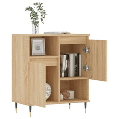 vidaXL Sideboard Sonoma Oak 60x35x70 cm Engineered Wood 4