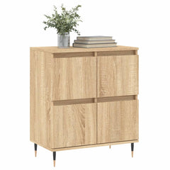vidaXL Sideboard Sonoma Oak 60x35x70 cm Engineered Wood 3