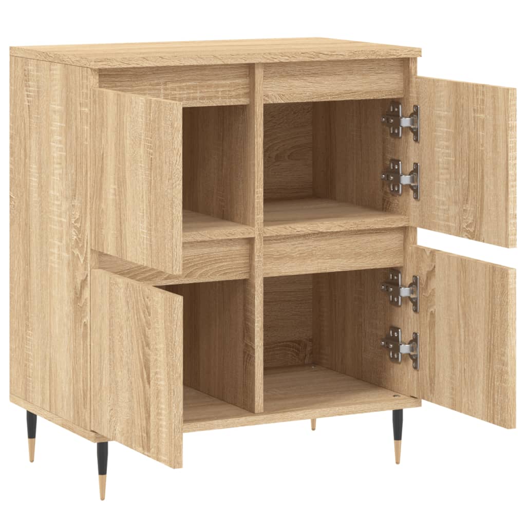 vidaXL Sideboard Sonoma Oak 60x35x70 cm Engineered Wood 6