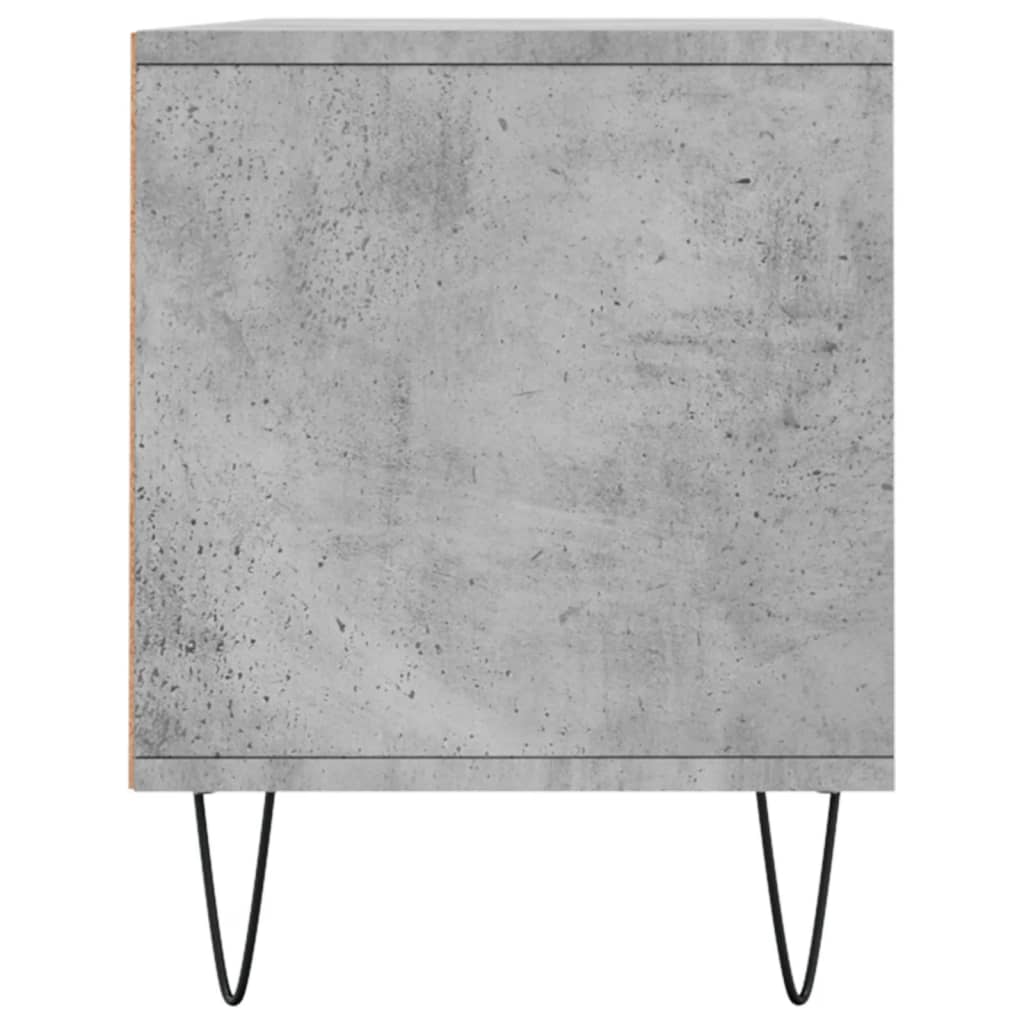TV Cabinet 100x34,5x44,5 cm Engineered Wood Concrete grey